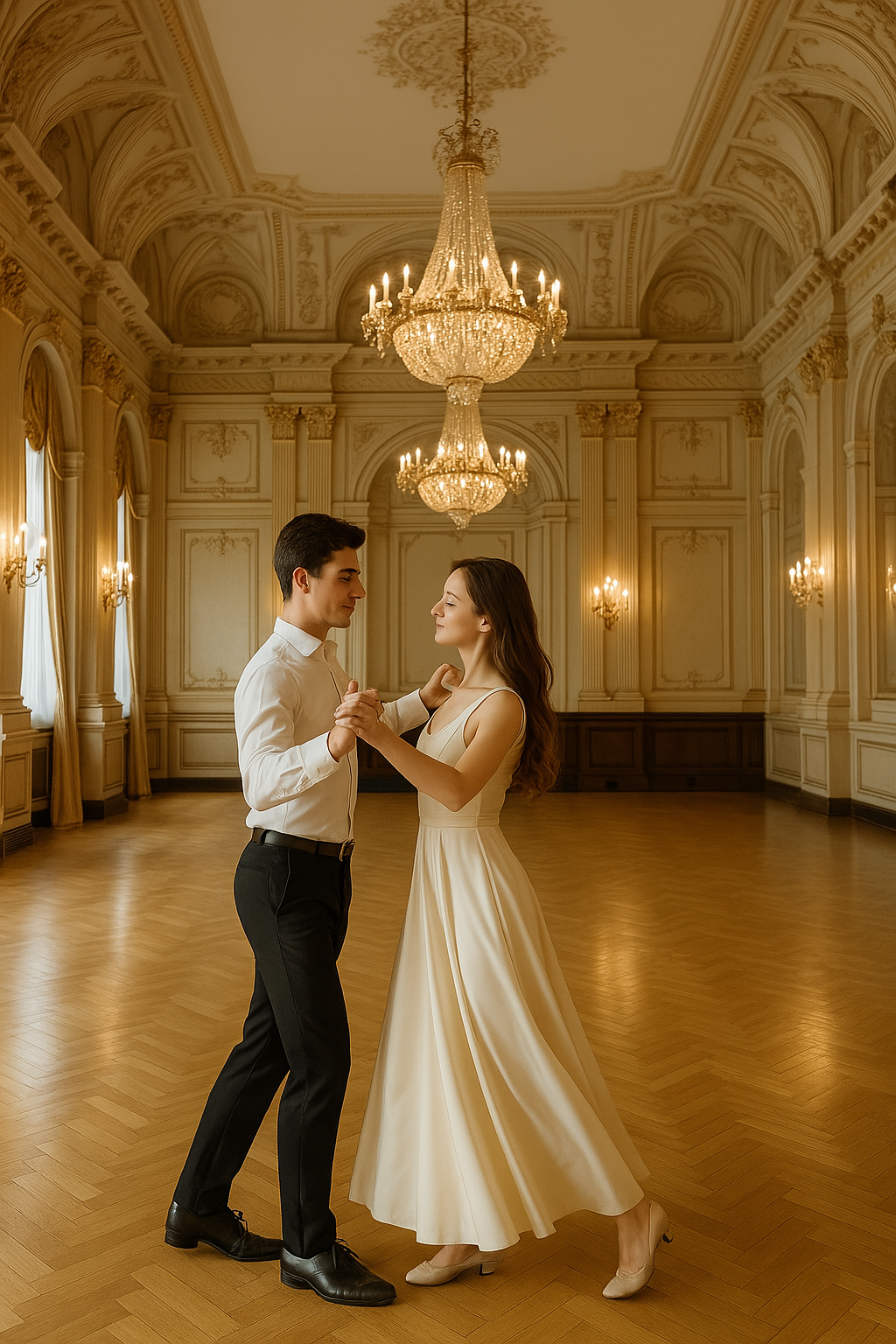 Viennese Waltz Workshop for Couples in a Historic Ballroom