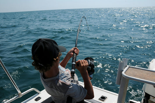 Fishing in the Atlantic Ocean in Cascais